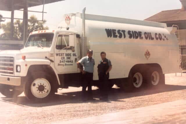 West Side Oil Co fuel truck 